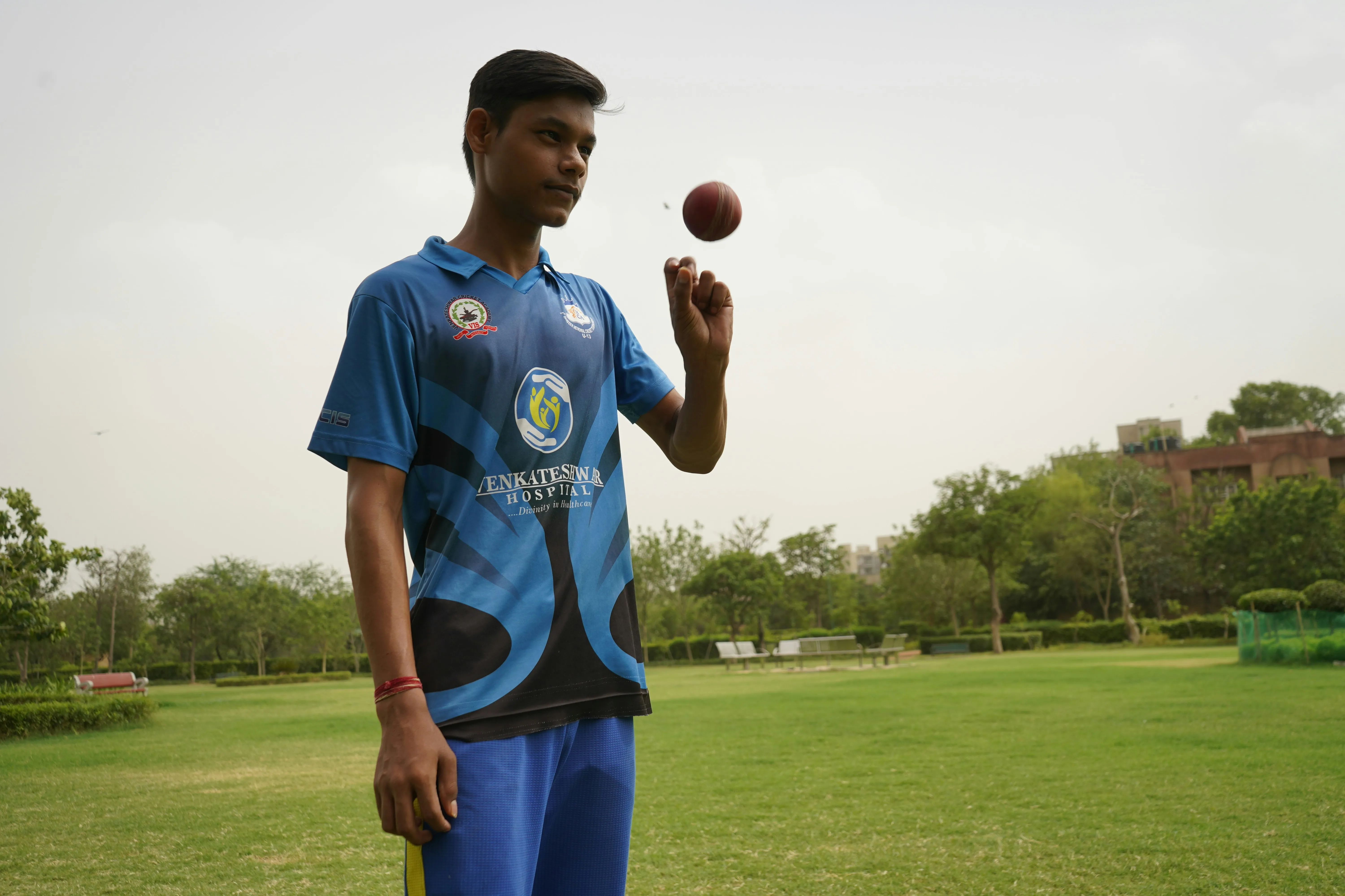 Cricket player running